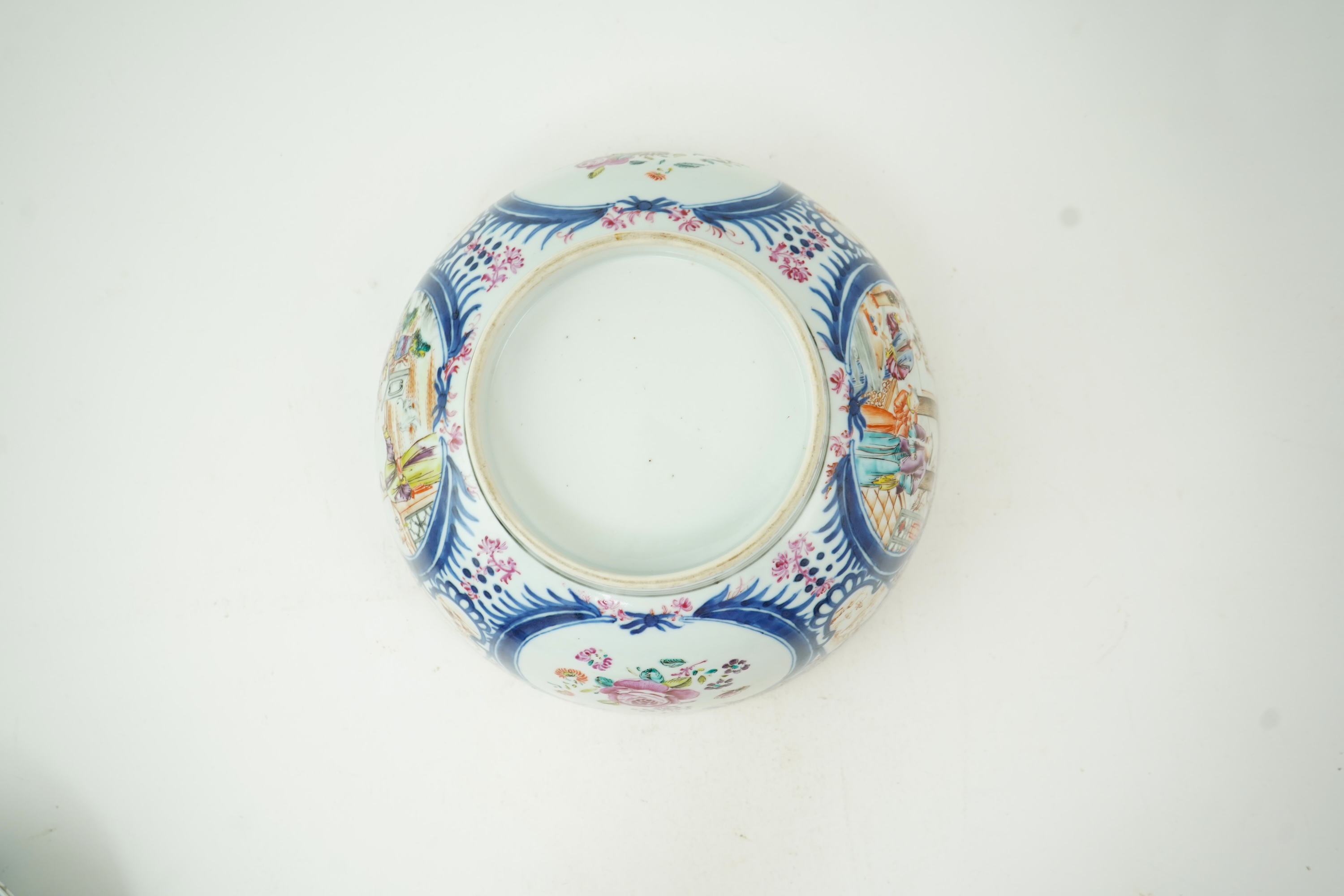 A Chinese famille rose ‘mandarin’ bowl, Qianlong period